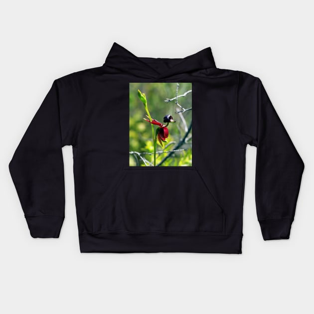 The Flying Duck Orchid Kids Hoodie by wanungara